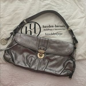 Hayden-Harnett Silver Purse